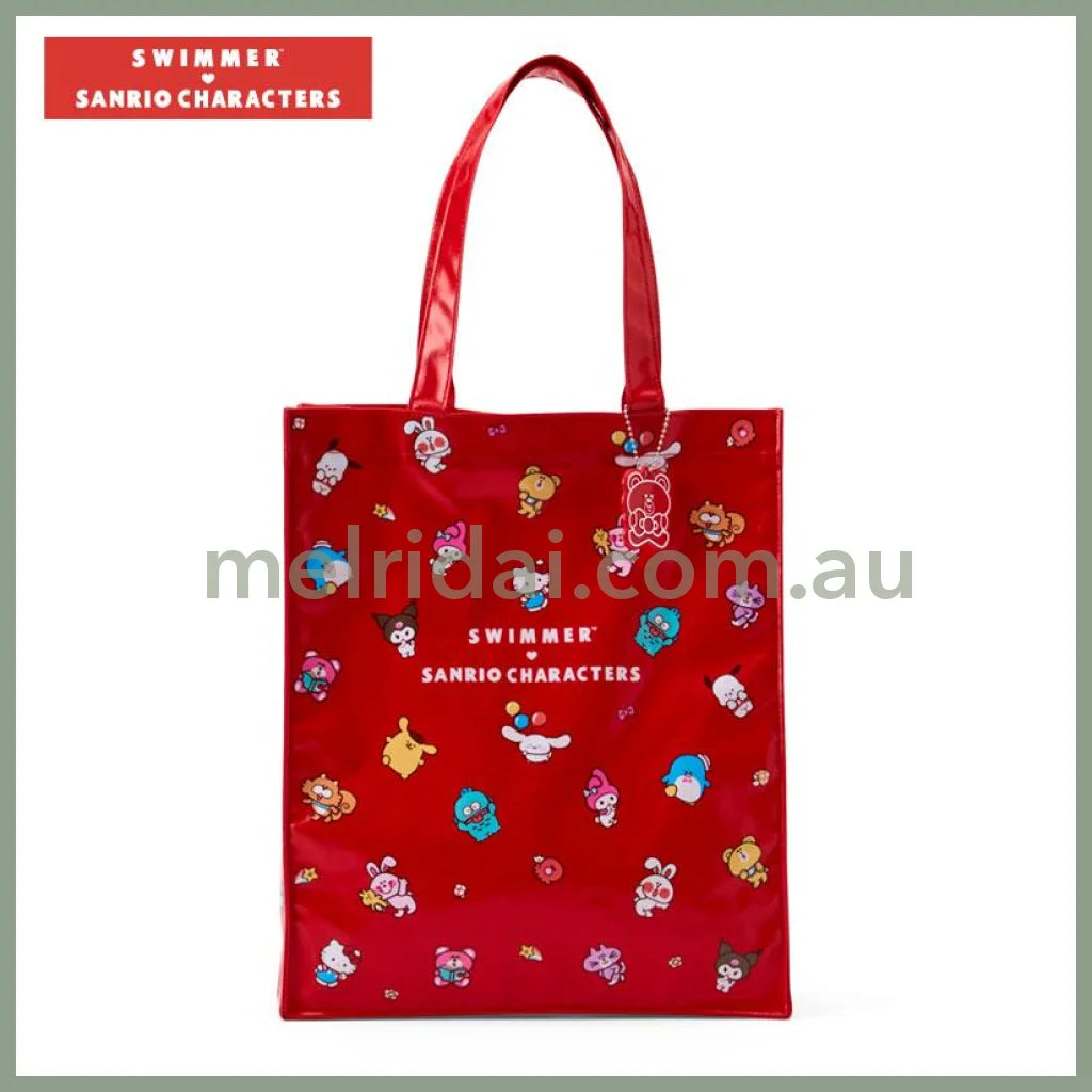 Sanrio x SWIMMER | Tote Bag with Charm W31cm x D11cm x H37.5cm (2nd Edition)