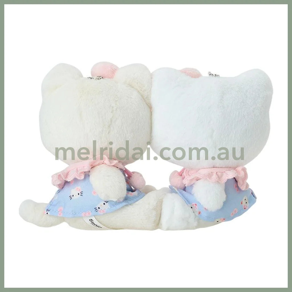 SANRIO x Yoshitoku | Retro Plush Collection Mascot Holder Plush Keychain 21.3 x 14.6 x 8.7cm (Hello Kitty)