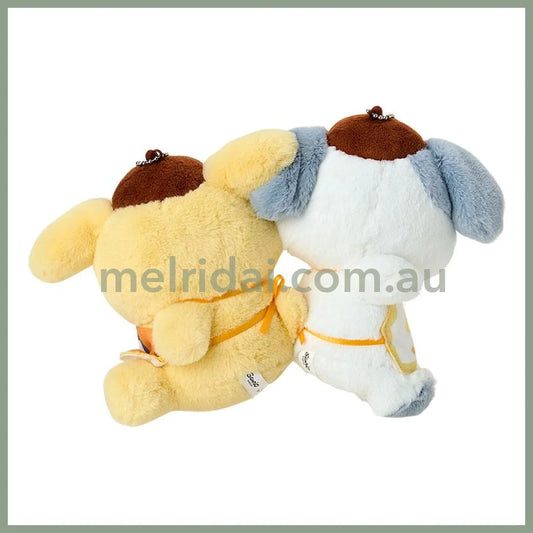 SANRIO x Yoshitoku | Retro Plush Collection Mascot Holder Plush Keychain 21.3 x 14.6 x 8.7cm (Pompom Purin)