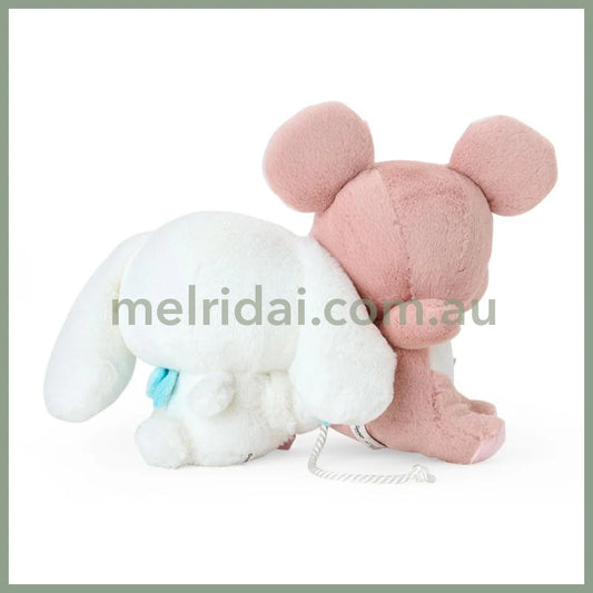 SANRIO x Yoshitoku | Retro Plush Collection Toy Doll Set 30×13×22cm (Cinnamoroll)