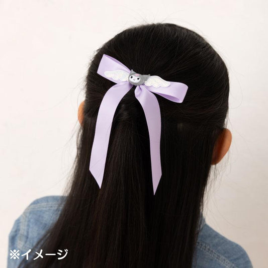 SANRIO | Kids Ribbon Hair Rubber Hair Tie 16.1 x 10.4 x 1.5cm (Kuromi)