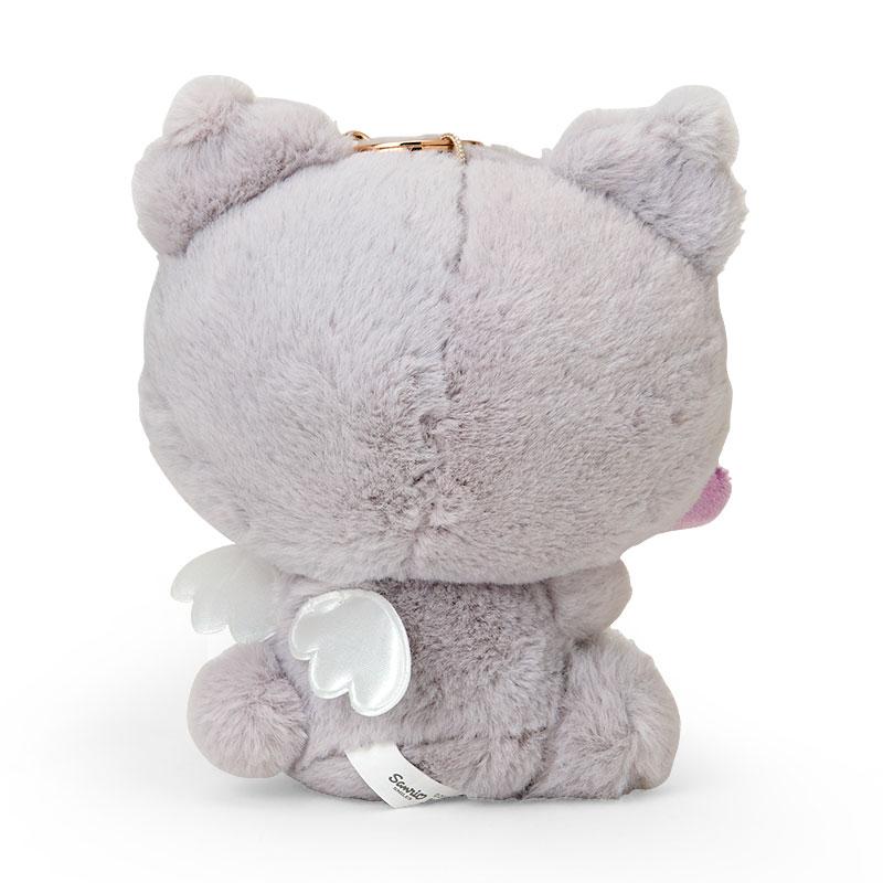 SANRIO | Kuromi Mascot Holder Plush Keychain Bag Charm 120×80×140mm (Fluffy Angel Bear)