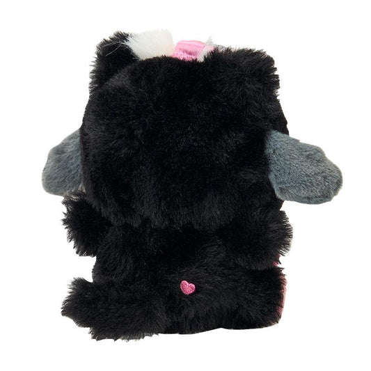SANRIO | Pochacco Mascot Holder Bag Charm Plush Keychain 140x80x130mm (Black Animals)