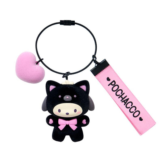 SANRIO | Pochacco Keychain 45×35×50mcm (Black Animals)