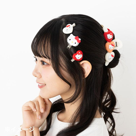 SANRIO | Kuromi Mini Hair Clip 4 Piece Set 90x88x14mm