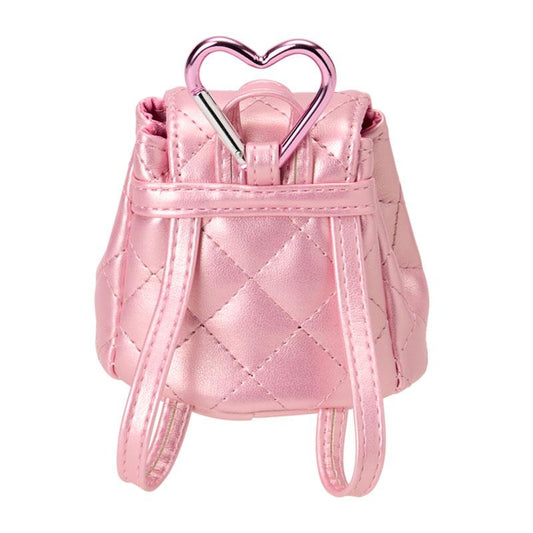 SANRIO | Hello Kitty Mini Pouch with Carabiner Backpack Style Pink 85×60×100mm (Miniature Quilt)