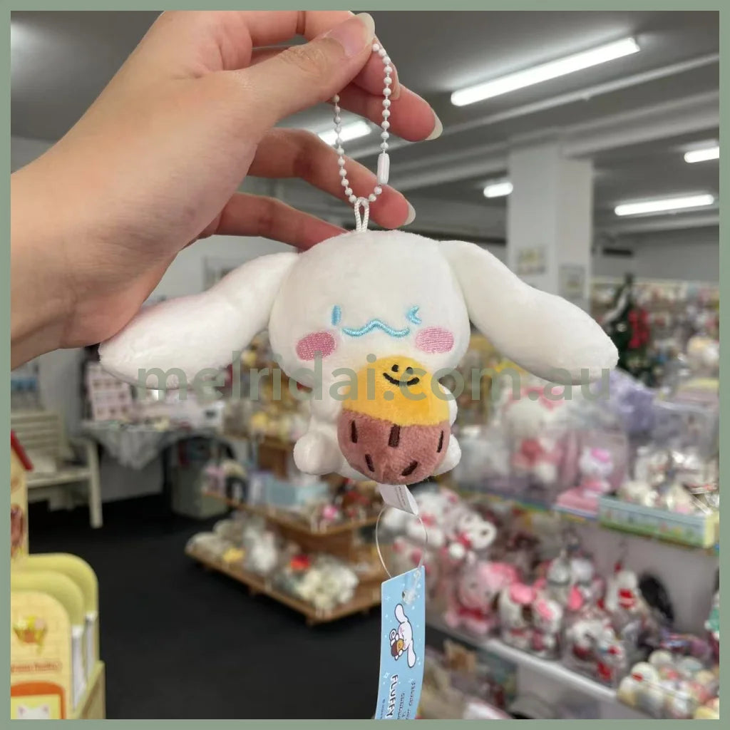 Second Morning X Sanrio | Plush Keychain Mascot Holder Cinnamoroll