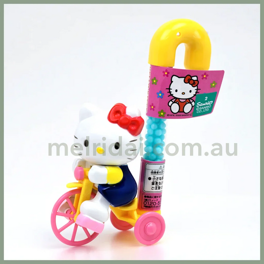 【赏味期限2024.8】Sanrio | Hello Kitty Tricycle Ramune Candy Toy Bike Collectible 三丽鸥食玩 凯蒂猫自行车玩具+糖果