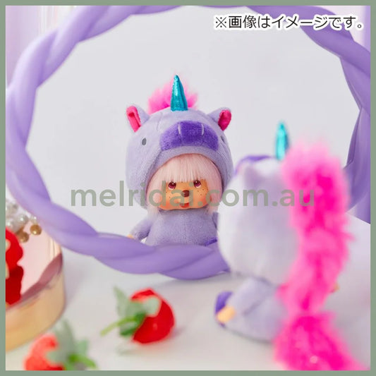 Shinako x Monchhichi | Mascot Holder Plush Keychain Bag Charm SS H14.5×W7×D10cm (475 Unicorn)