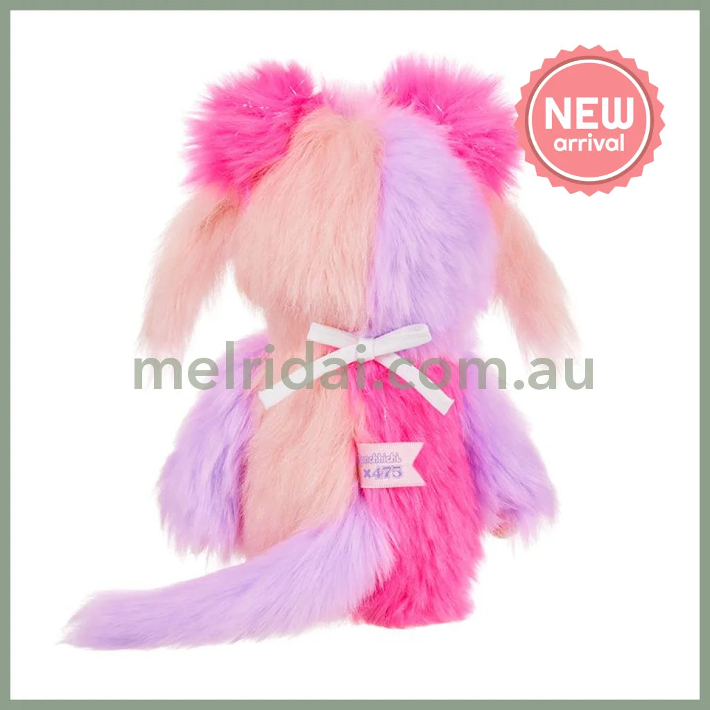 Shinako x Monchhichi | Plush Doll Toy H21.5×W14×D7cm (475 Wataame-chan)