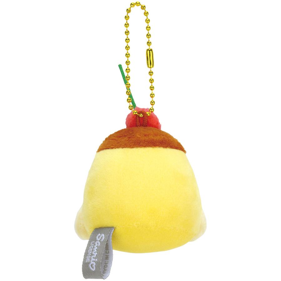 SANRIO | Pompompurin Pom Pom Purin Pudding Mascot Holder Bag Charm Keychain 65x44x107mm (Food Theme)