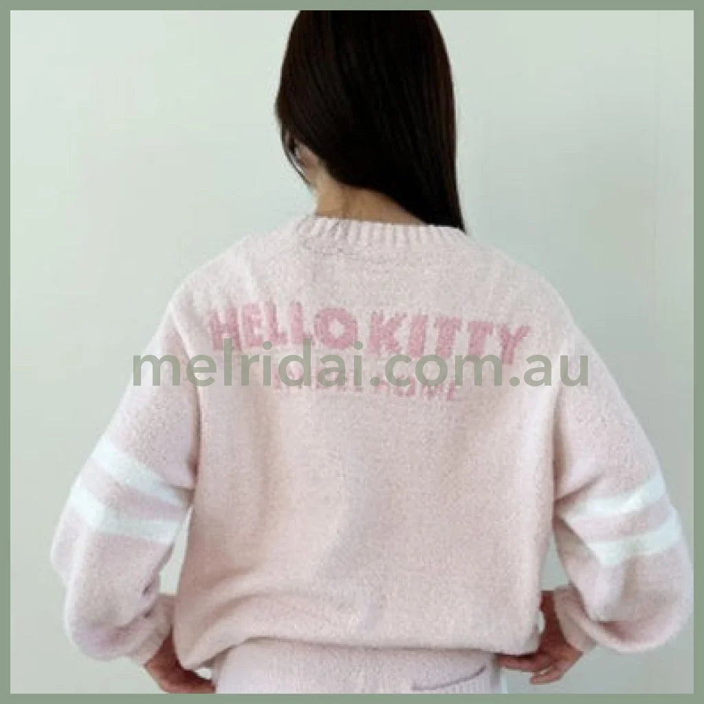 SNIDEL HOME X SANRIO HELLO KITTY | Knit Pullover Lounge Clothes Pink