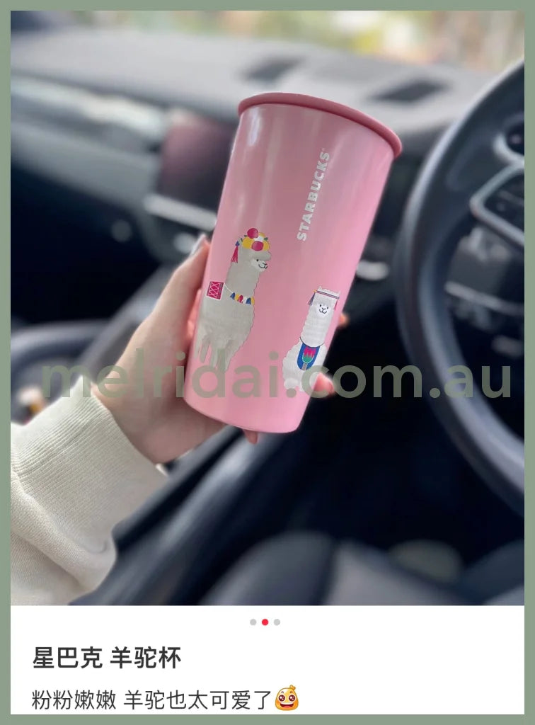 Starbucks Japan | Cup-Shaped Stainless Steel Bottle Alpaca 355Ml
