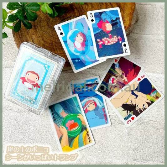 Studio Ghibli | Ponyo On The Cliff By Sea Scenes Plenty Of Playing Cards (54 Cards)