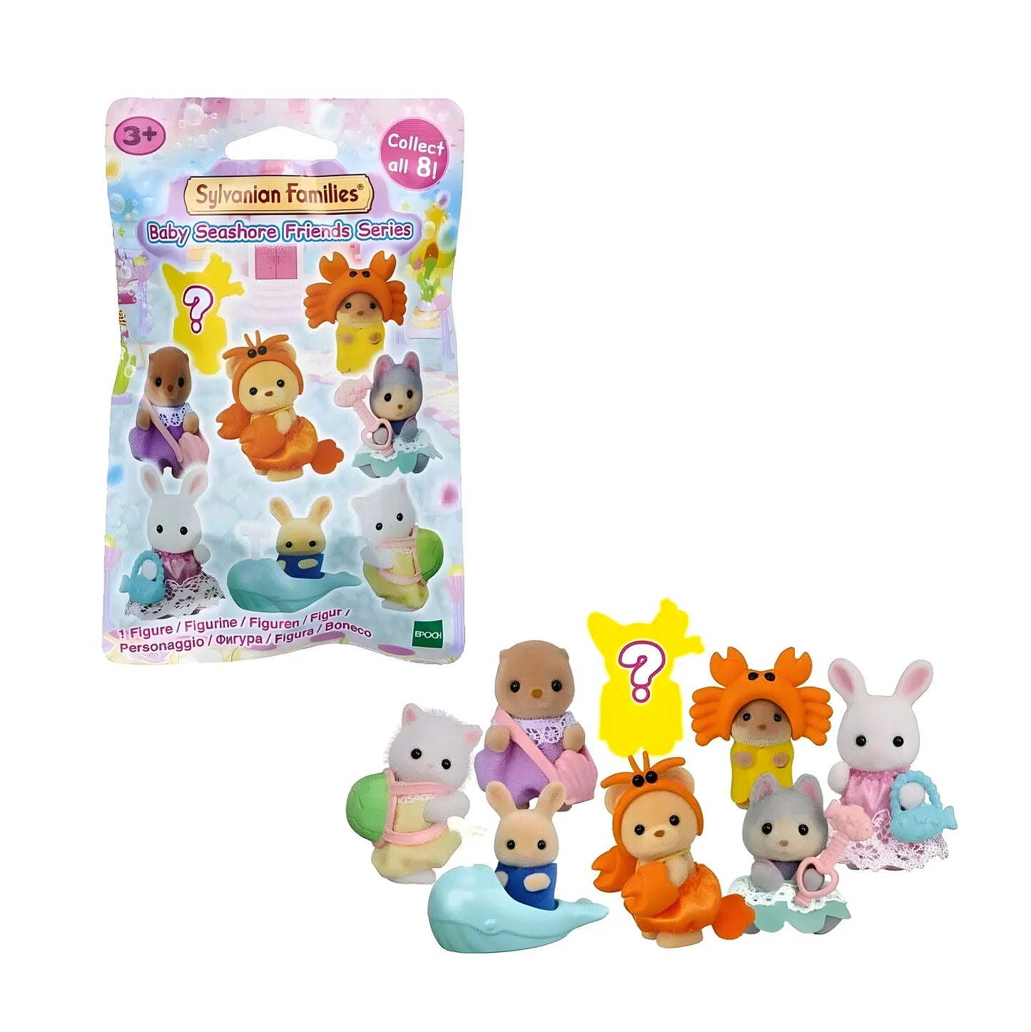 Sylvanian Families | Baby Seashore Friends Surprise Bag 102Mm*155Mm*23Mm 森贝儿森林家族盲袋