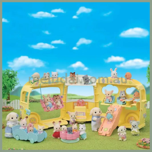 【Pick Up Only】Sylvanian Families | Rainbow Fun Nursery Bus
