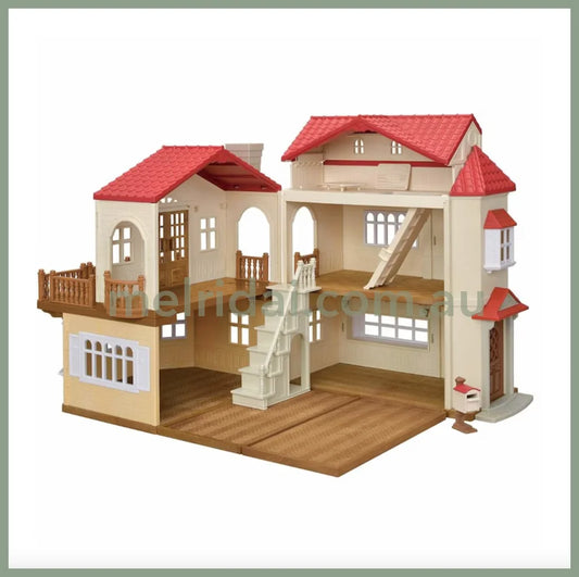 Sylvanian Families | Red Roof Country Home With Attic