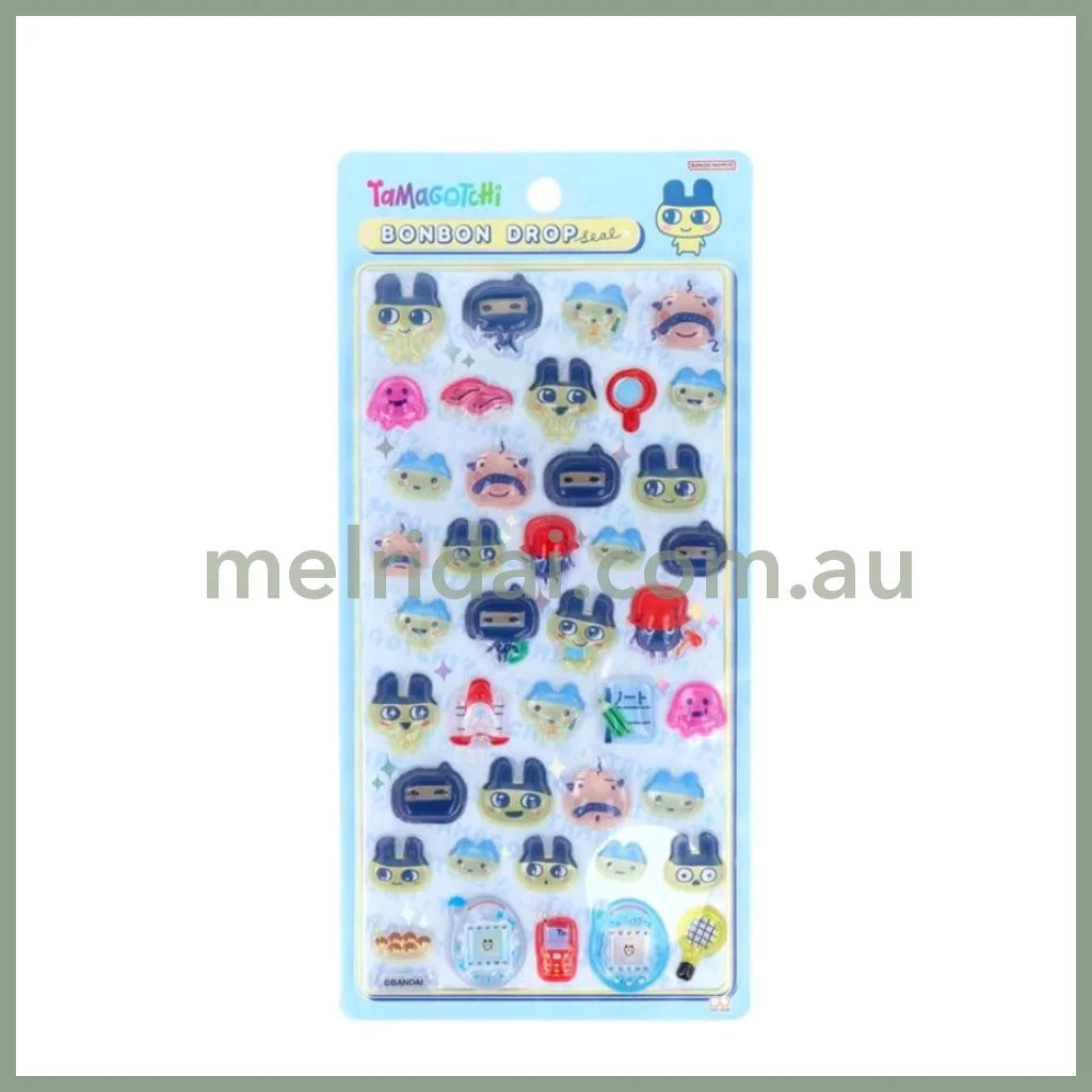 Tamagotchi | Bonbon Drop Seal 3D Sticker 170×95×5mm (Blue)