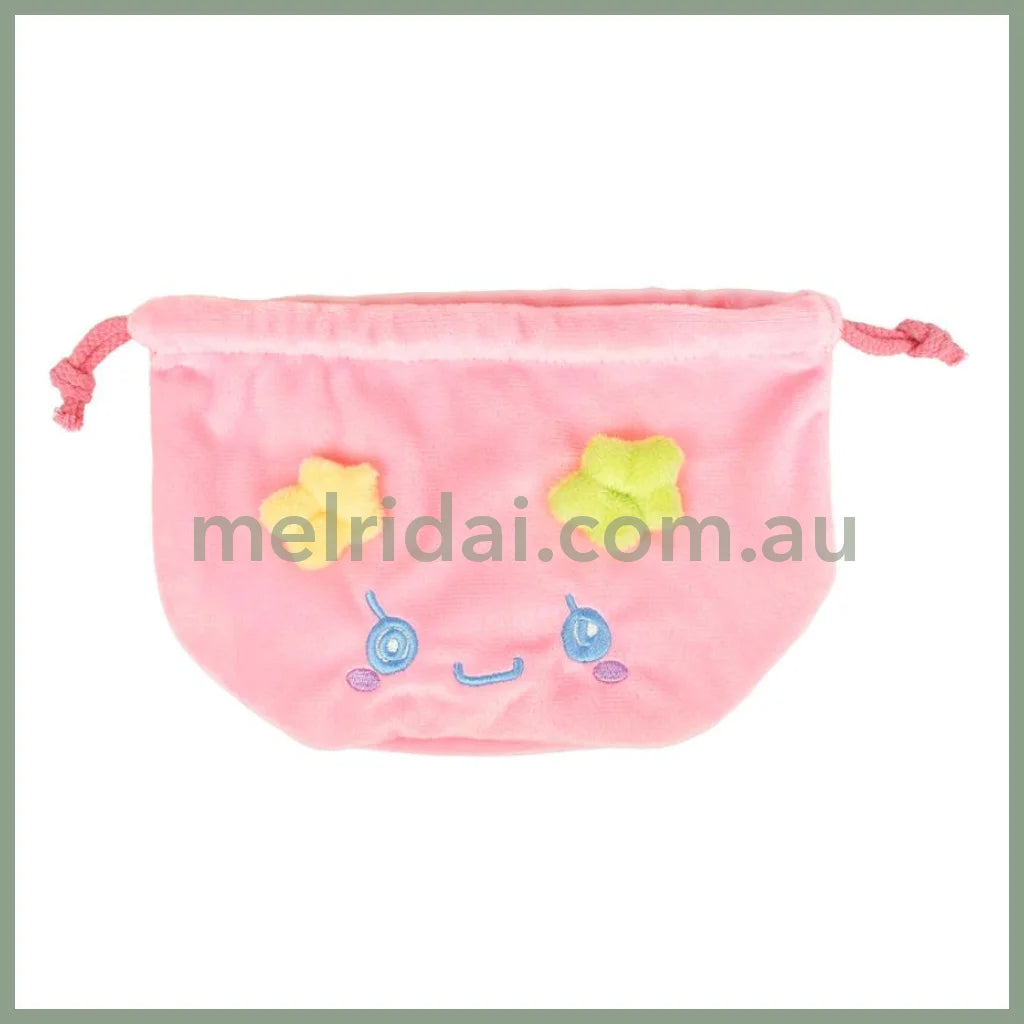 Tamagotchi | Drawstring Pouch Makeup Pouch H160 x W200 x D100mm (Flowertchi)