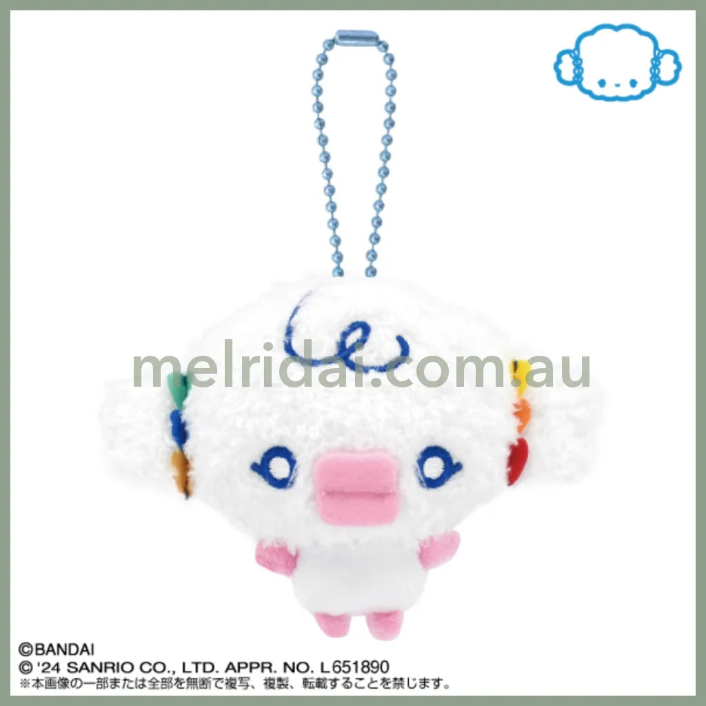Tamagotchi Uni x Sanrio | Plush Mascot Holder Keychain Cogimyun x Woopatchi 11.5×8×11cm