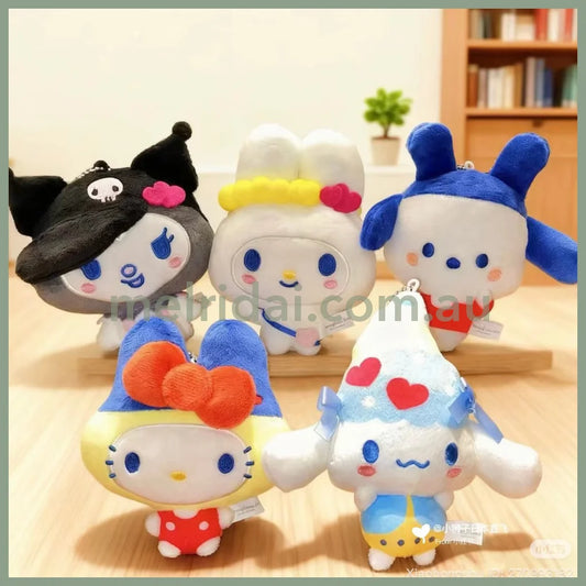 Tamagotchi x Sanrio | Lovelitchi x My Melody Ball Chain Keychain Mascot Holder Bag Charm 100mm Approx.