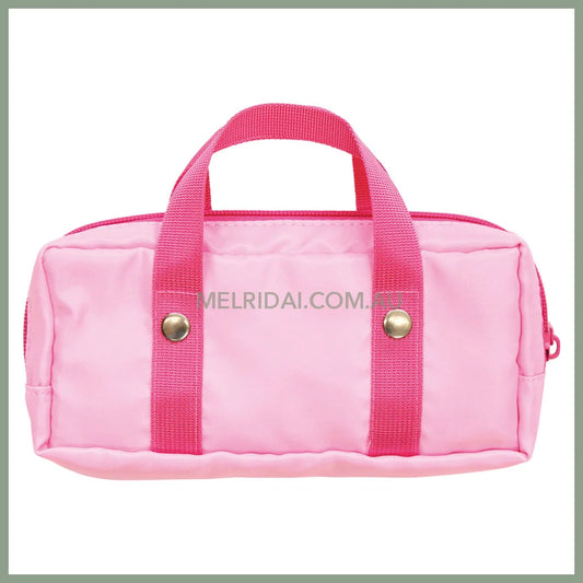 The Powerpuff Girls | Skuba-Style Pouch Boston Bag Pen Case Pen Pouch H85×W190×D55mm (Pink)