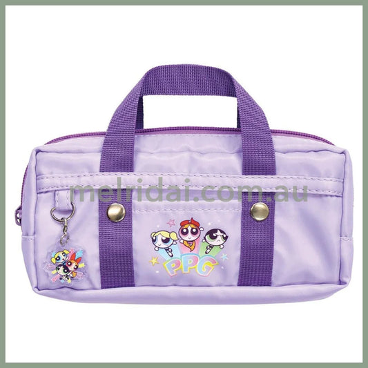 The Powerpuff Girls | Skuba-Style Pouch Boston Bag Pen Case Pen Pouch H85×W190×D55mm (Purple)