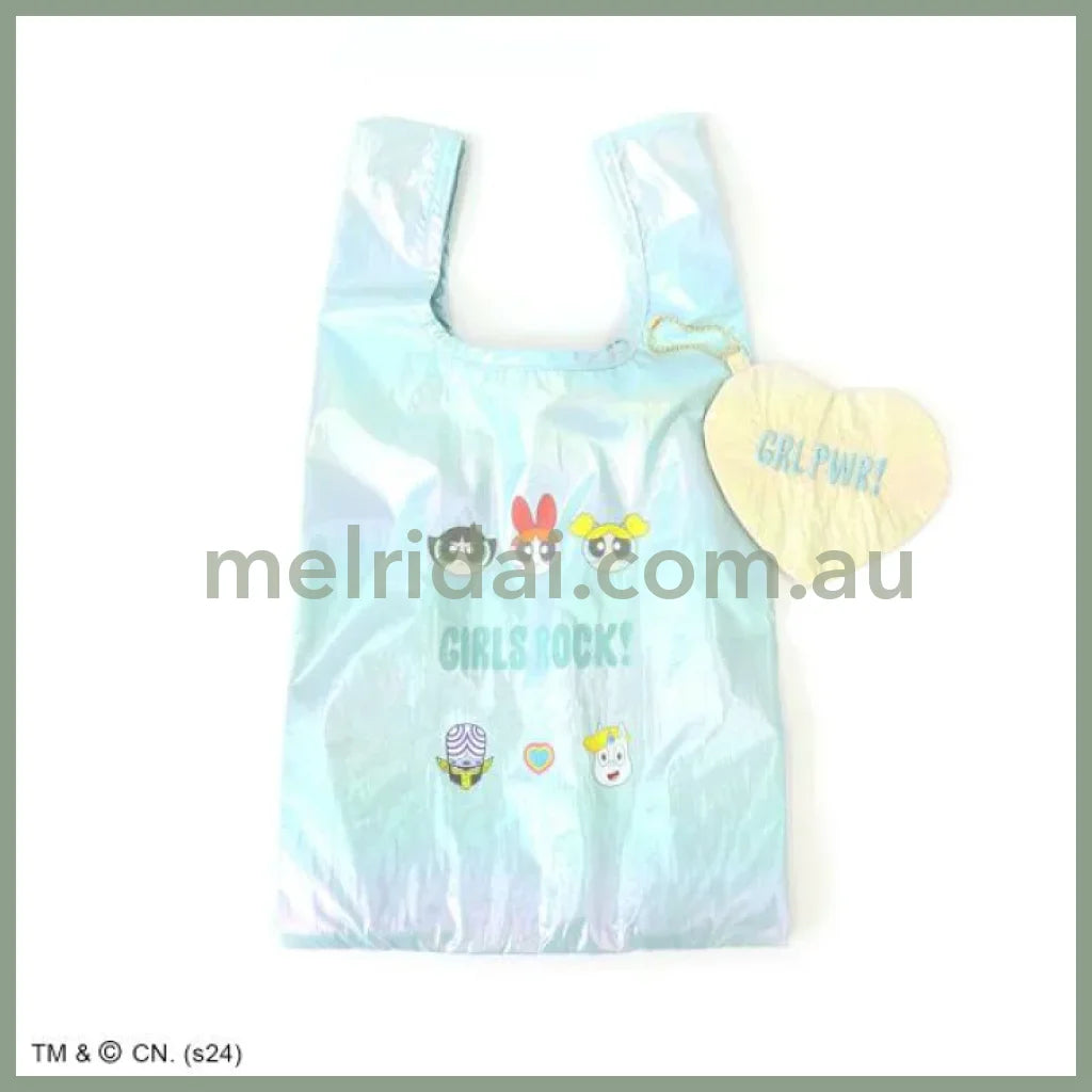 The Powerpuff Girls X Accommode | Foldable Eco Bag & Keychain 10Cm×10Cm×3Cm Blue
