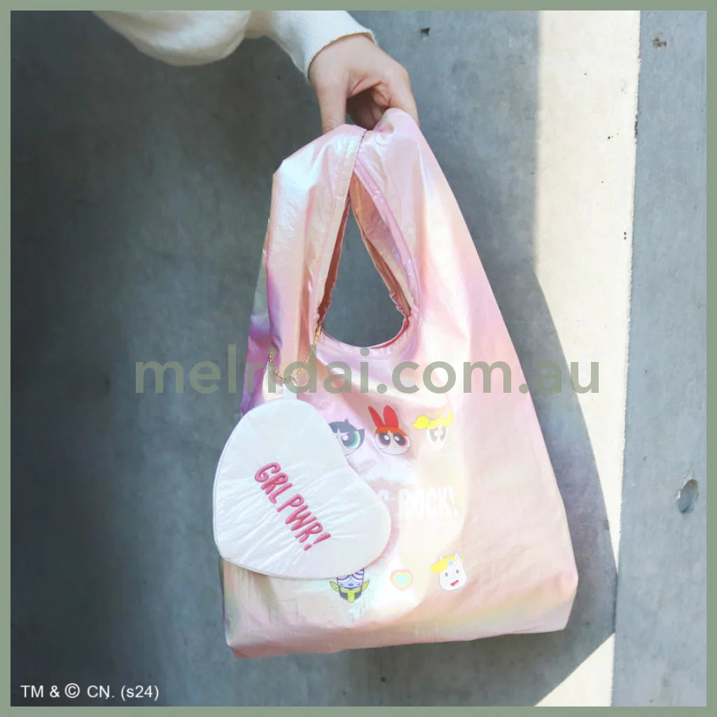 The Powerpuff Girls X Accommode | Foldable Eco Bag & Keychain 10Cm×10Cm×3Cm Pink