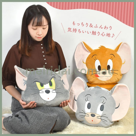 Tom and Jerry | Tom Face Die-cut Cushion 480×340×70mm