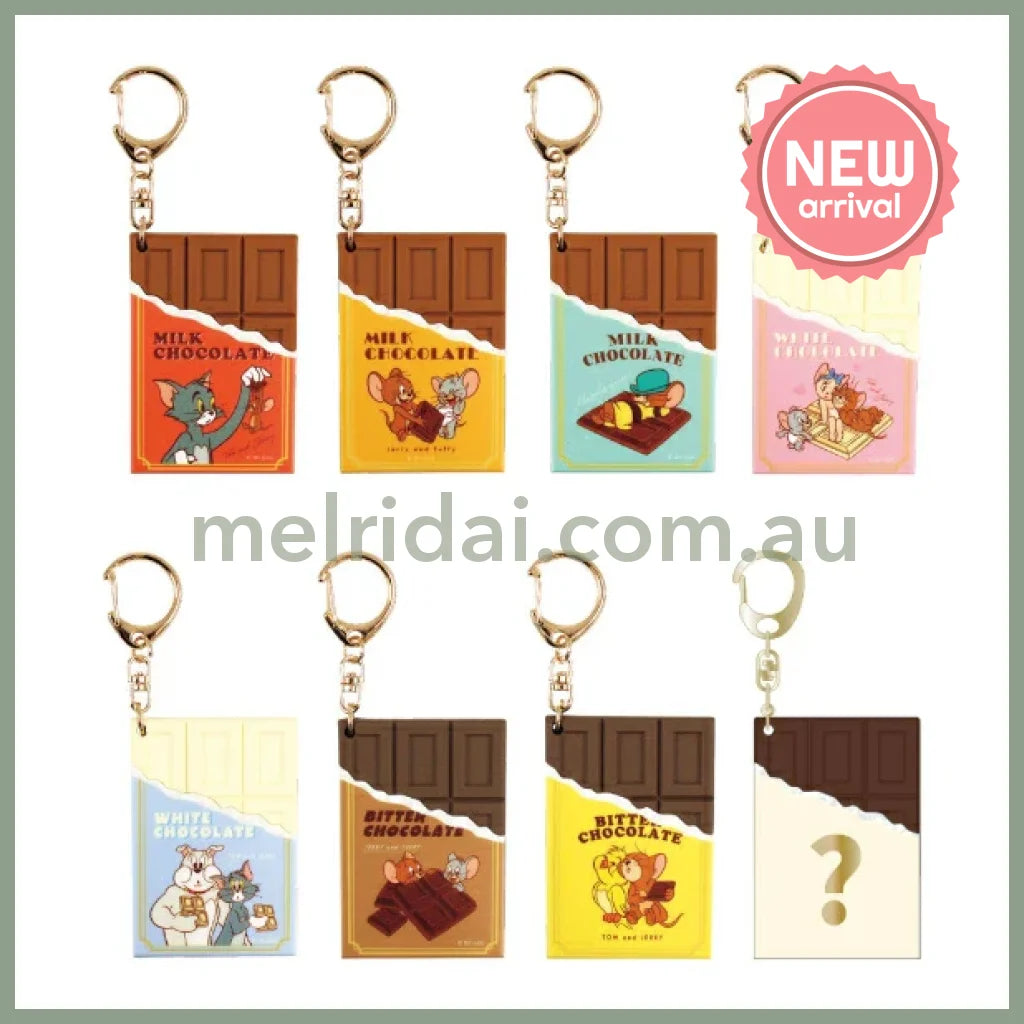 TOM and JERRY | Secret Chocolate-Shaped Keychain Blind Box H70 x W48 x D5mm