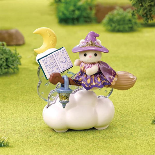 Sylvanian Families | The Flying Broom In The Moonlight 125×125×110mm (Little Tales Collection)