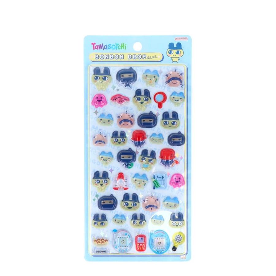 Tamagotchi | Bonbon Drop Seal 3D Sticker 170×95×5mm (Blue)