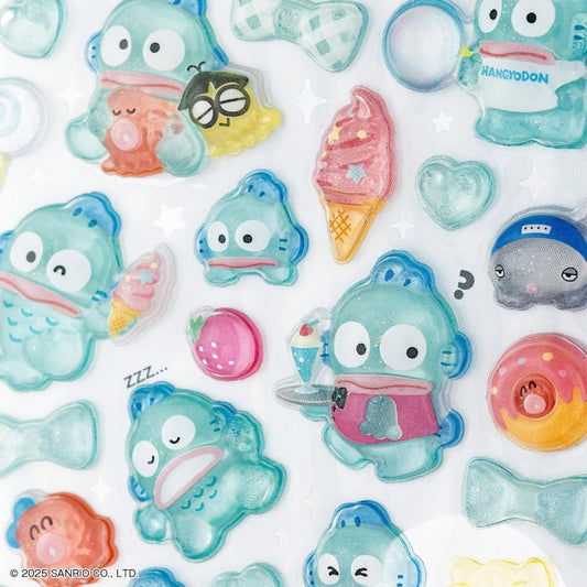 Bonbon Drop | Sanrio Hangyodon Seal 3D Sticker 95×170×5mm