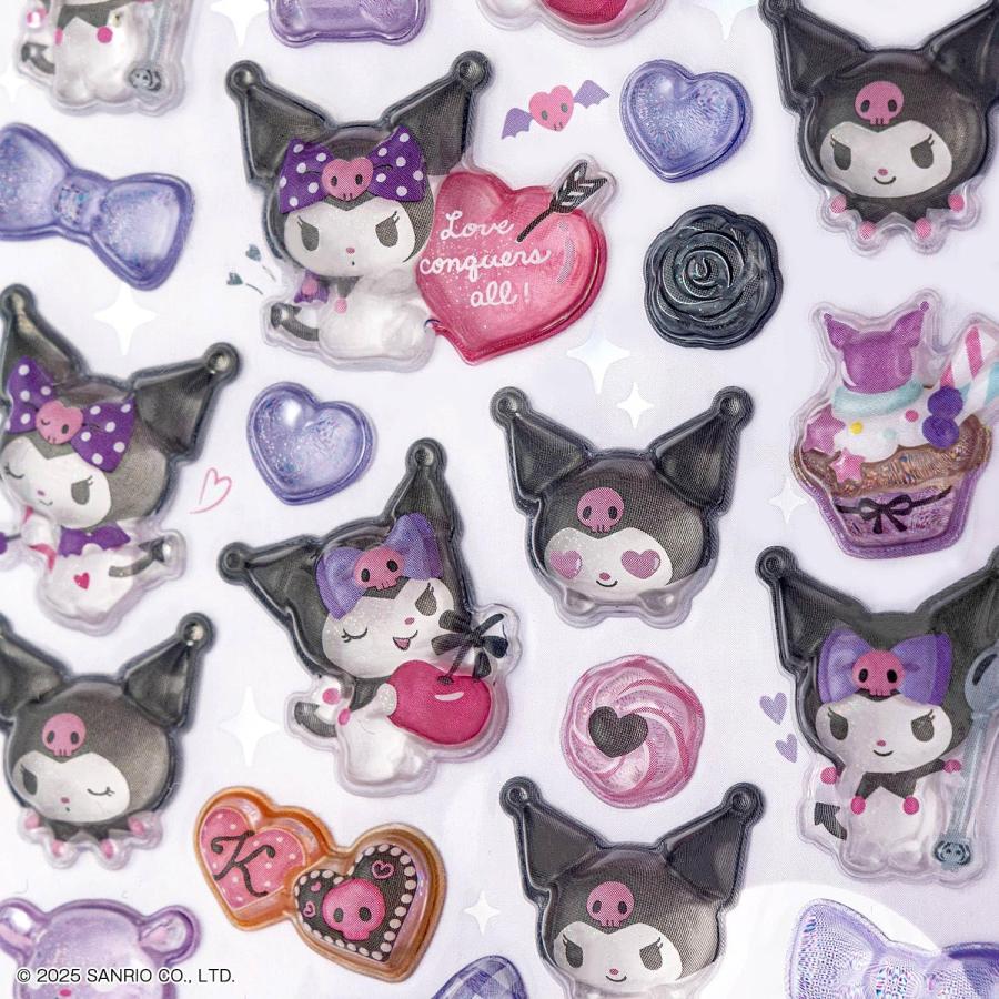 Bonbon Drop | Sanrio Kuromi Seal 3D Sticker 95×170×5mm