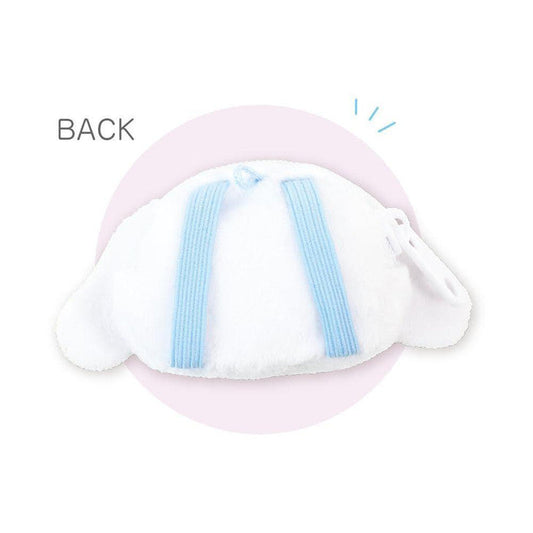 SANRIO | Backpack-Type Pouch Face Keychain Coin Purse 30 x 52 x 60mm (Cinnamoroll)