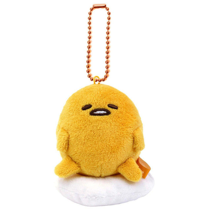 SANRIO | Gudetama Plush Mascot Holder Plush Keychain Bag Charm 12 x 8 x 5cm