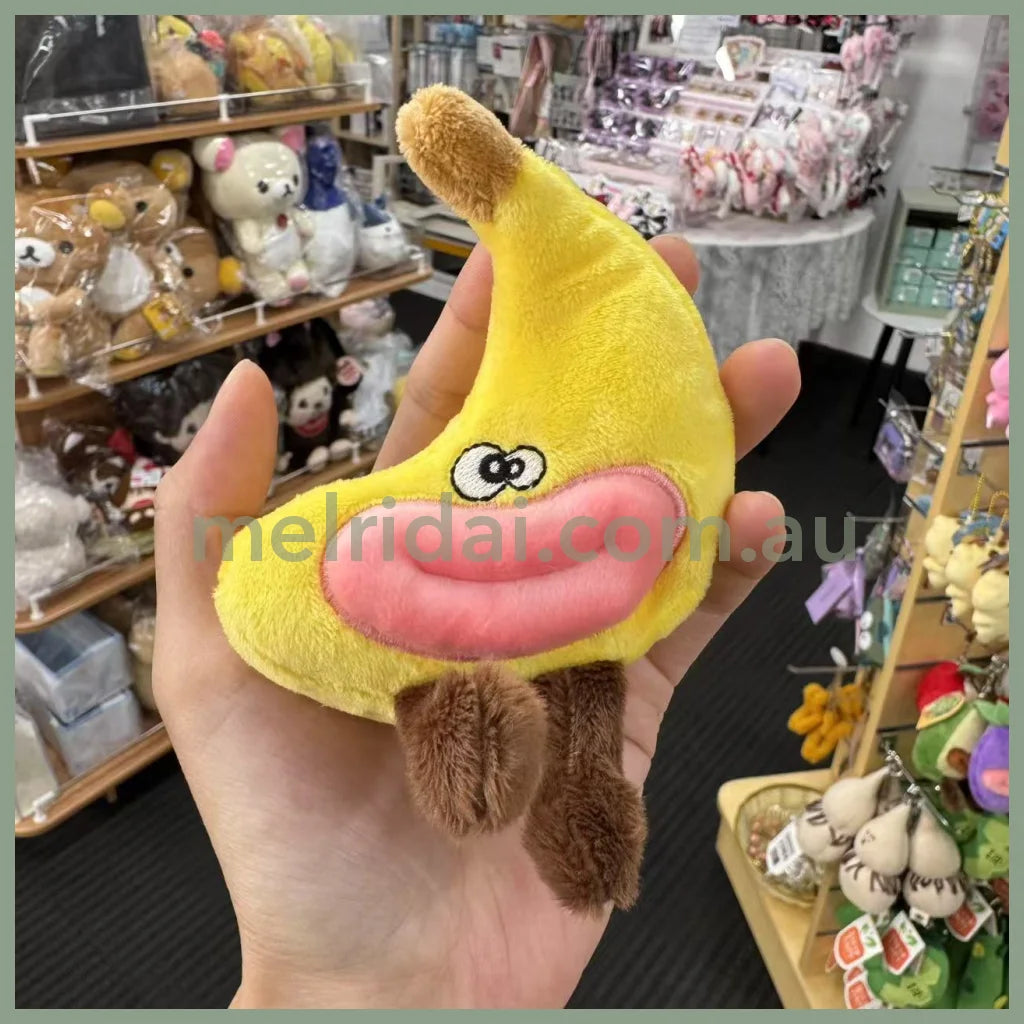 TWIN | Food Monster Lips Mascot 12cm Approx. (Banana)