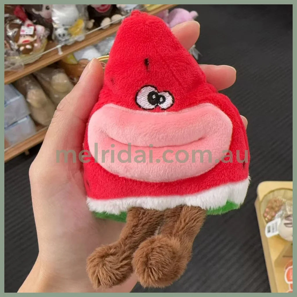 TWIN | Food Monster Lips Mascot 12cm Approx. (Watermelon)