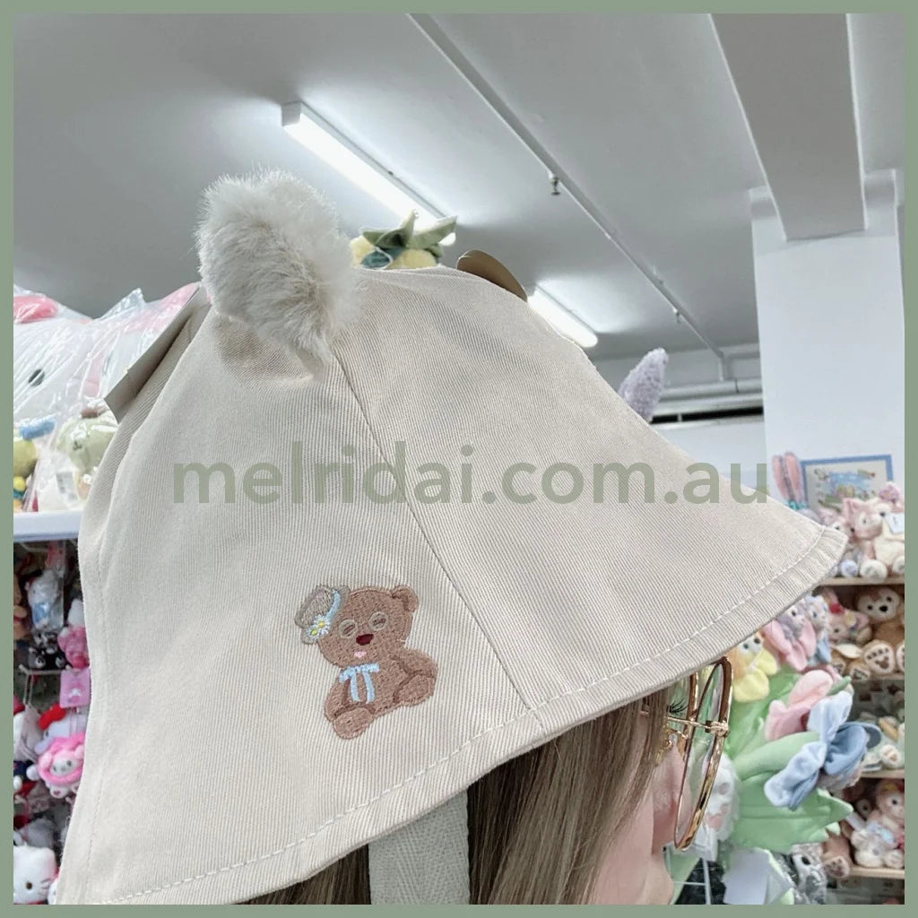 Usj|Minions Bob And Tim Hat 57~59Cm 大阪环球影城 小黄人 鲍勃和他的小熊 帽子/渔夫帽/显脸小 头围可微调(春日雏菊)