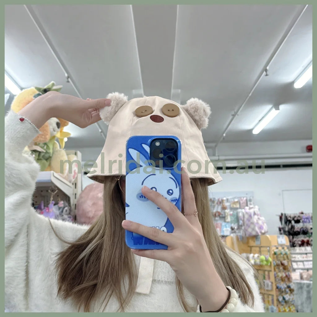 Usj|Minions Bob And Tim Hat 57~59Cm 大阪环球影城 小黄人 鲍勃和他的小熊 帽子/渔夫帽/显脸小 头围可微调(春日雏菊)