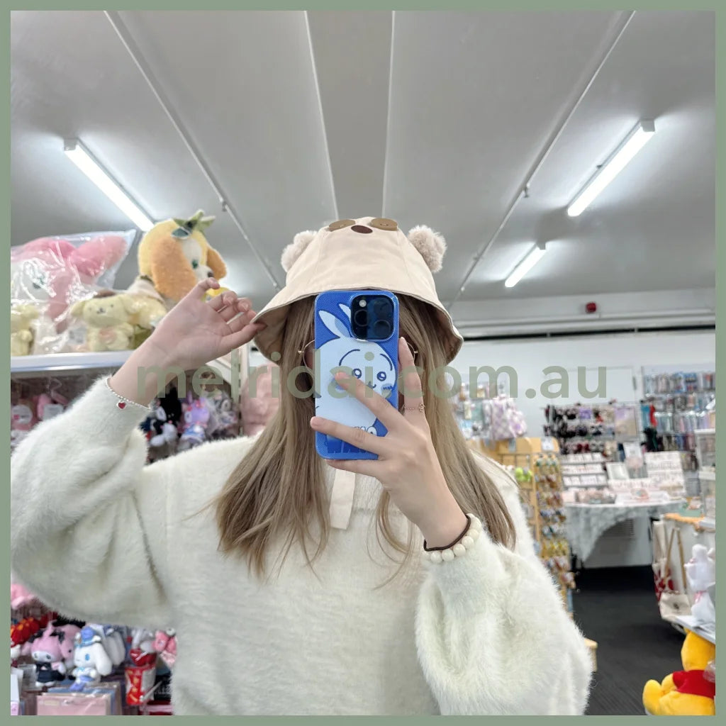 Usj|Minions Bob And Tim Hat 57~59Cm 大阪环球影城 小黄人 鲍勃和他的小熊 帽子/渔夫帽/显脸小 头围可微调(春日雏菊)