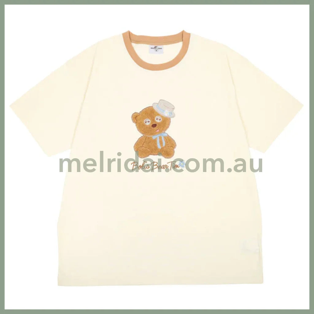 Usj|Minions Bob And Tim T-Shirt 大阪环球影城 小黄人 鲍勃和他的小熊 短袖(春日雏菊)