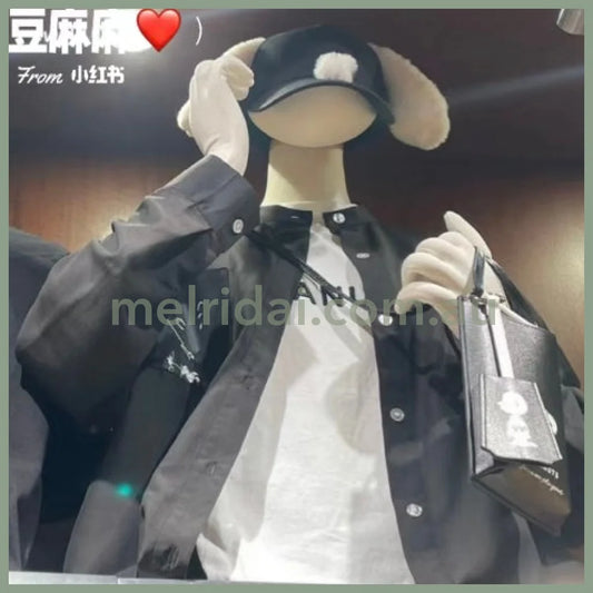 Usj|Peanuts Snoopy Black Shirt