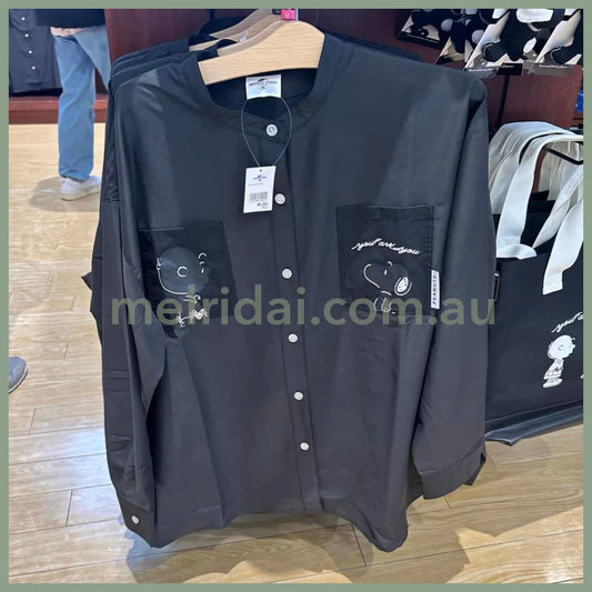 Usj|Peanuts Snoopy Black Shirt