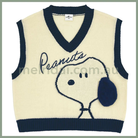 Usjpeanuts Snoopy Knit Vest Free Size 61Cm 122Cm