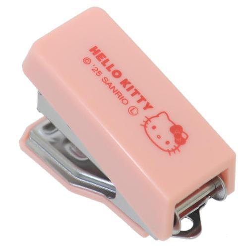 SANRIO | Kuromi Mini Compact Stapler 38×17×25mm (Light Pink Star)