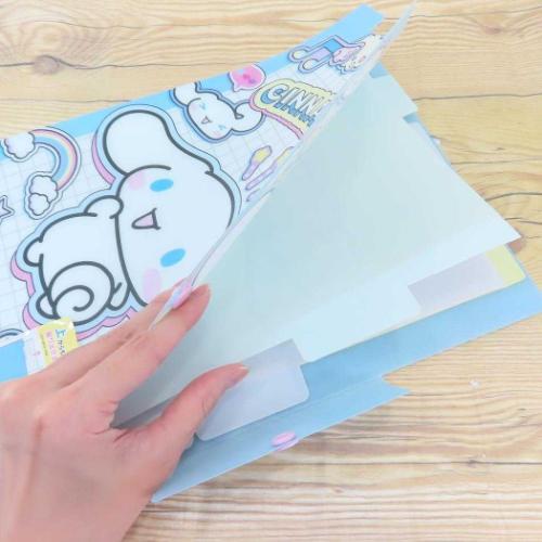 SANRIO | Cinnamoroll A4 Pocket File with Top and Side Access 225 x 315 mm