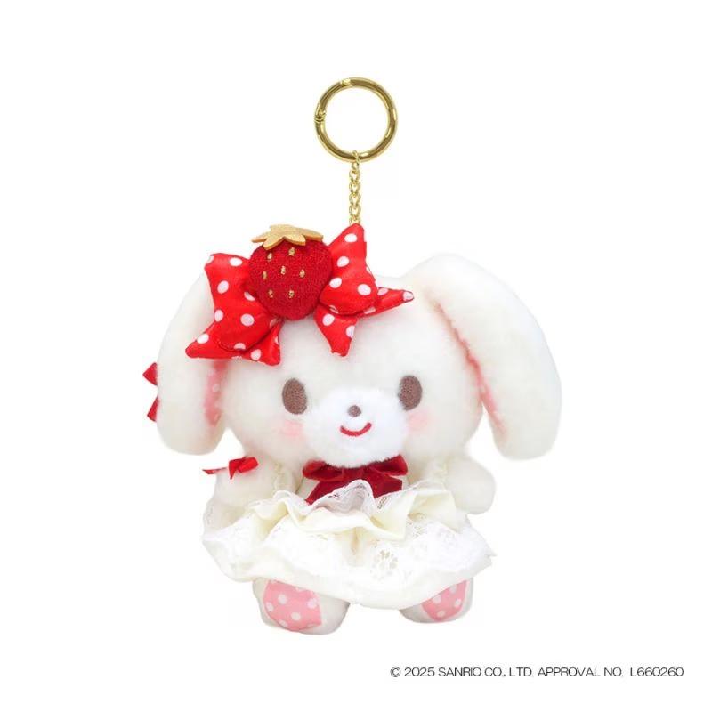 SANRIO | Bonbonribbon Mascot Holder Bag Charm Keychain 130x145x60mm (Strawberry Cake / Sweet Cakes)