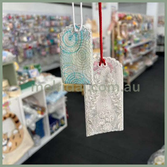 下鸭神社 | 蕾丝御守 白蕾丝万能守 蓝蕾丝音守 带木盒